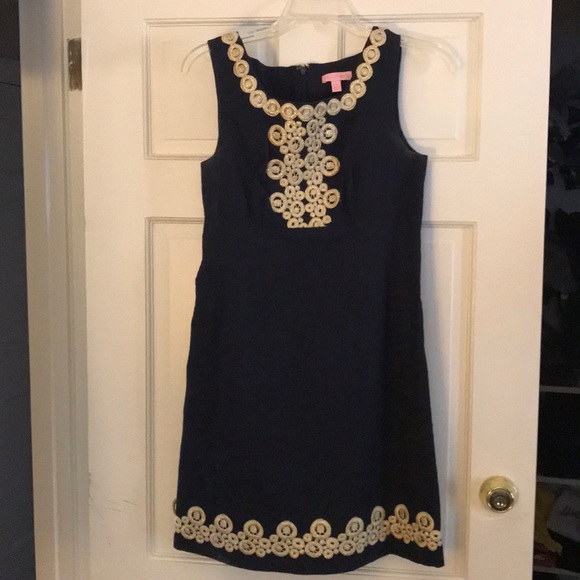 Lilly Pulitzer Dresses & Skirts - Lilly Pulitzer Navy a-line dress